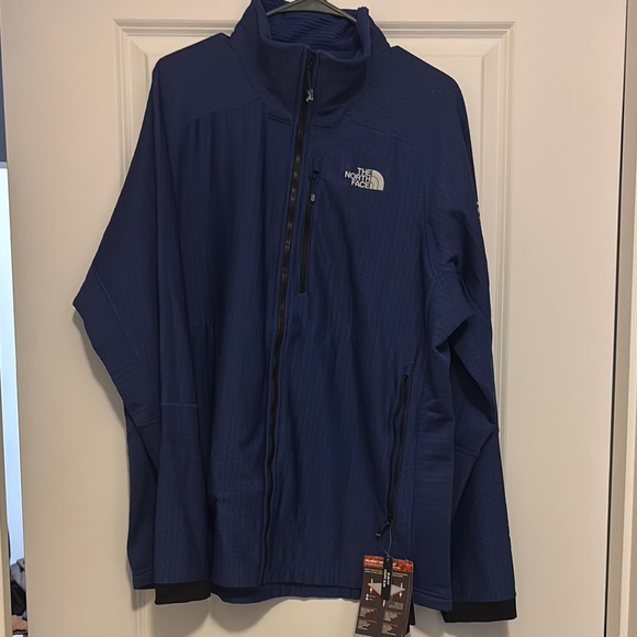 The North Face Navy Full-Zip Jacket - Picture 1 of 4